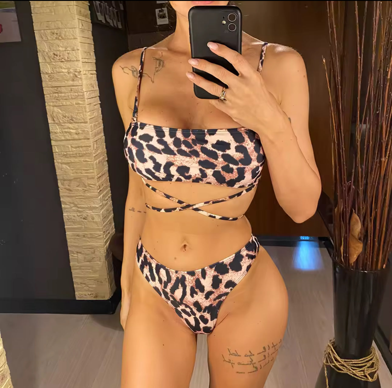 Animal Print Bikini