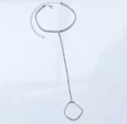 Chloe Rhinestone Anklet