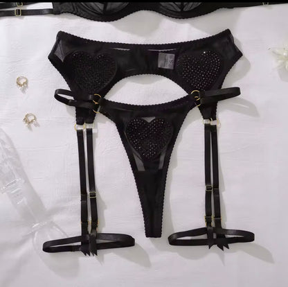 Diamond Heart Lingerie Set