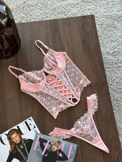 Blush Desire Dessous-Set