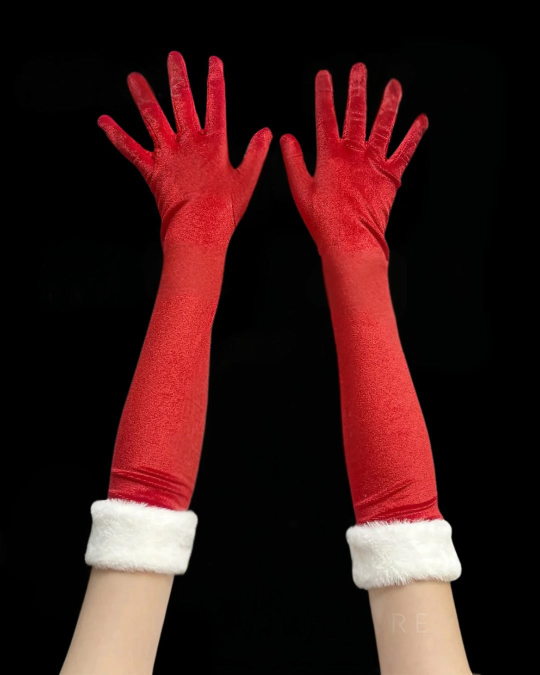 Christmas Glam Long Gloves