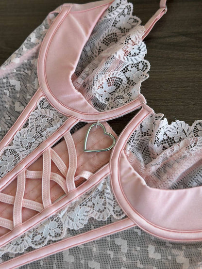 Blush Desire Dessous-Set