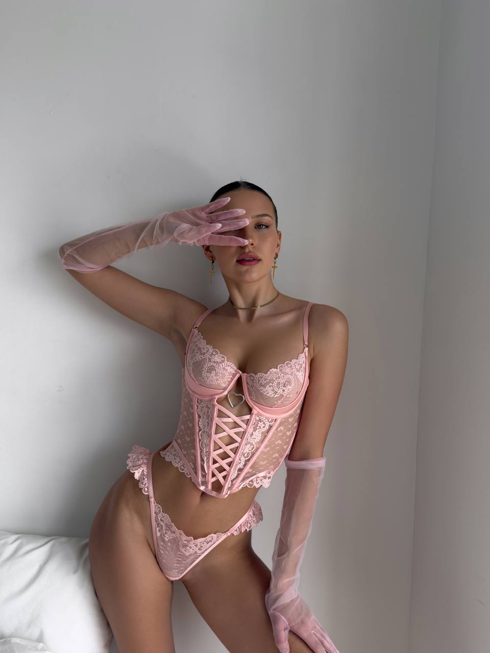 Blush Desire Dessous-Set
