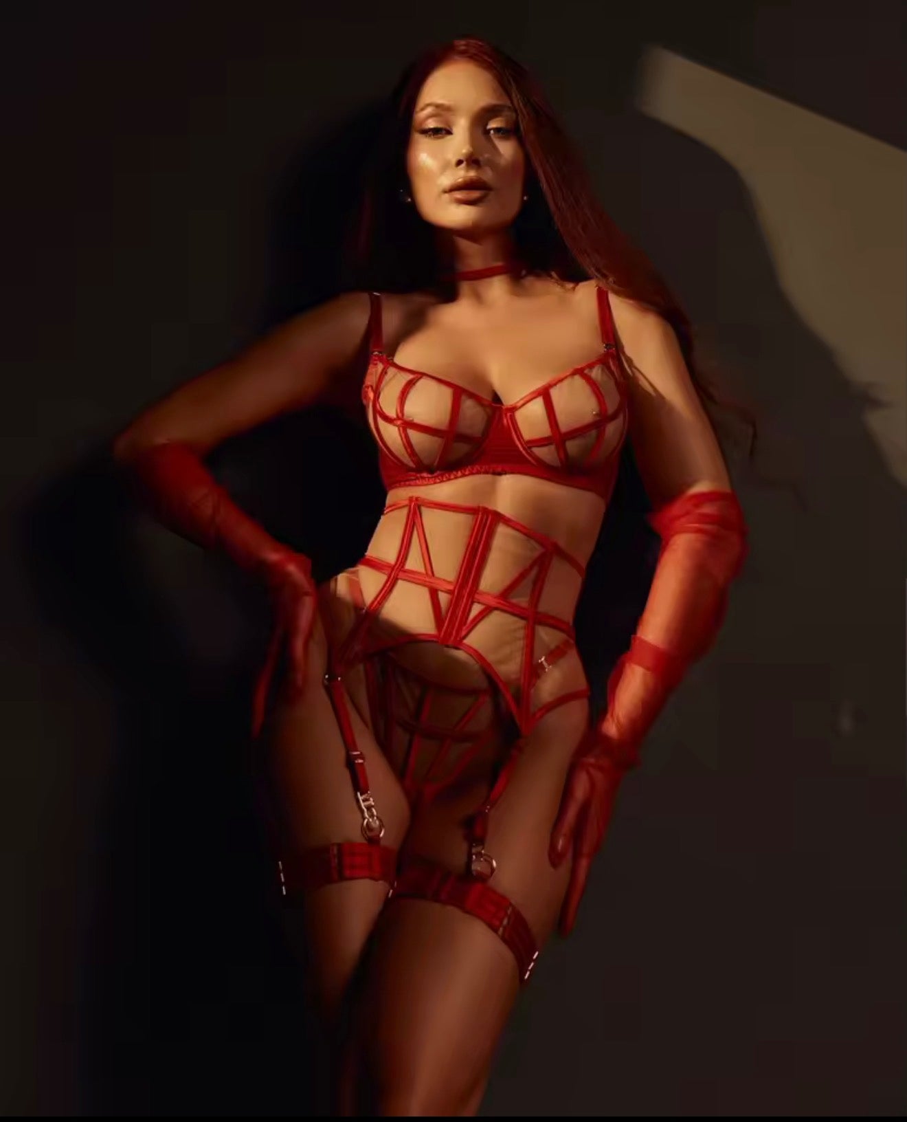 Clara Strappy Lingerie Set