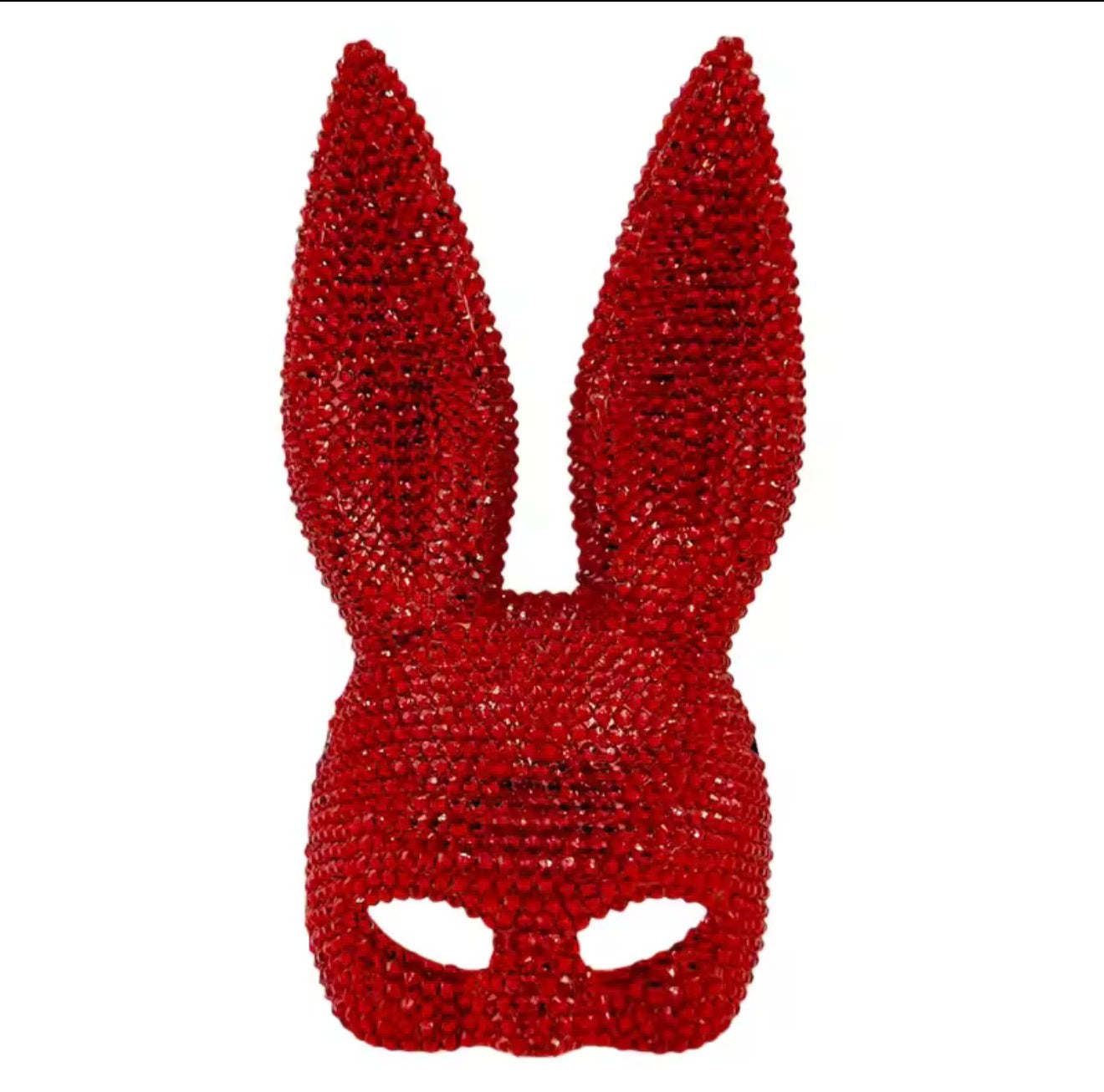 Rhinestone Bunny Mask