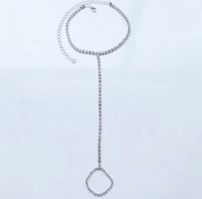 Chloe Rhinestone Anklet