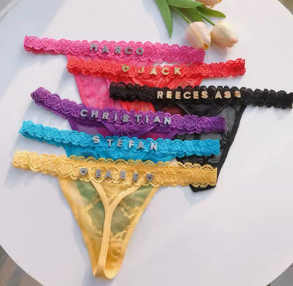 Personalized Thong