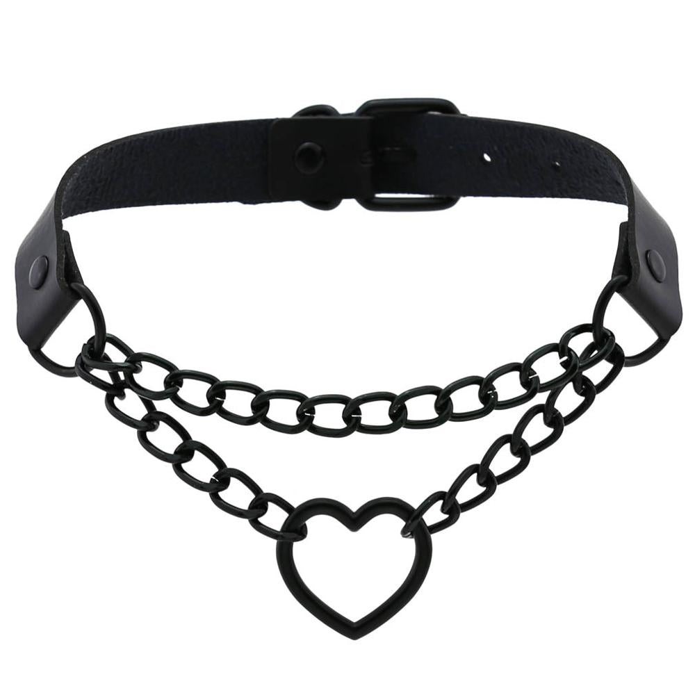 Black Heart Collar