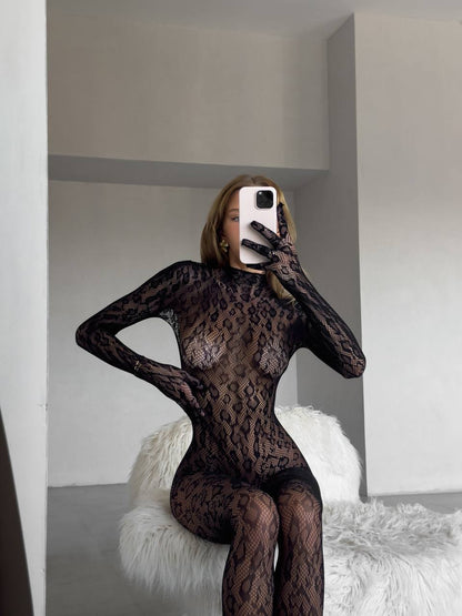 CHOLE’S TRANSPARENT BODYSUIT