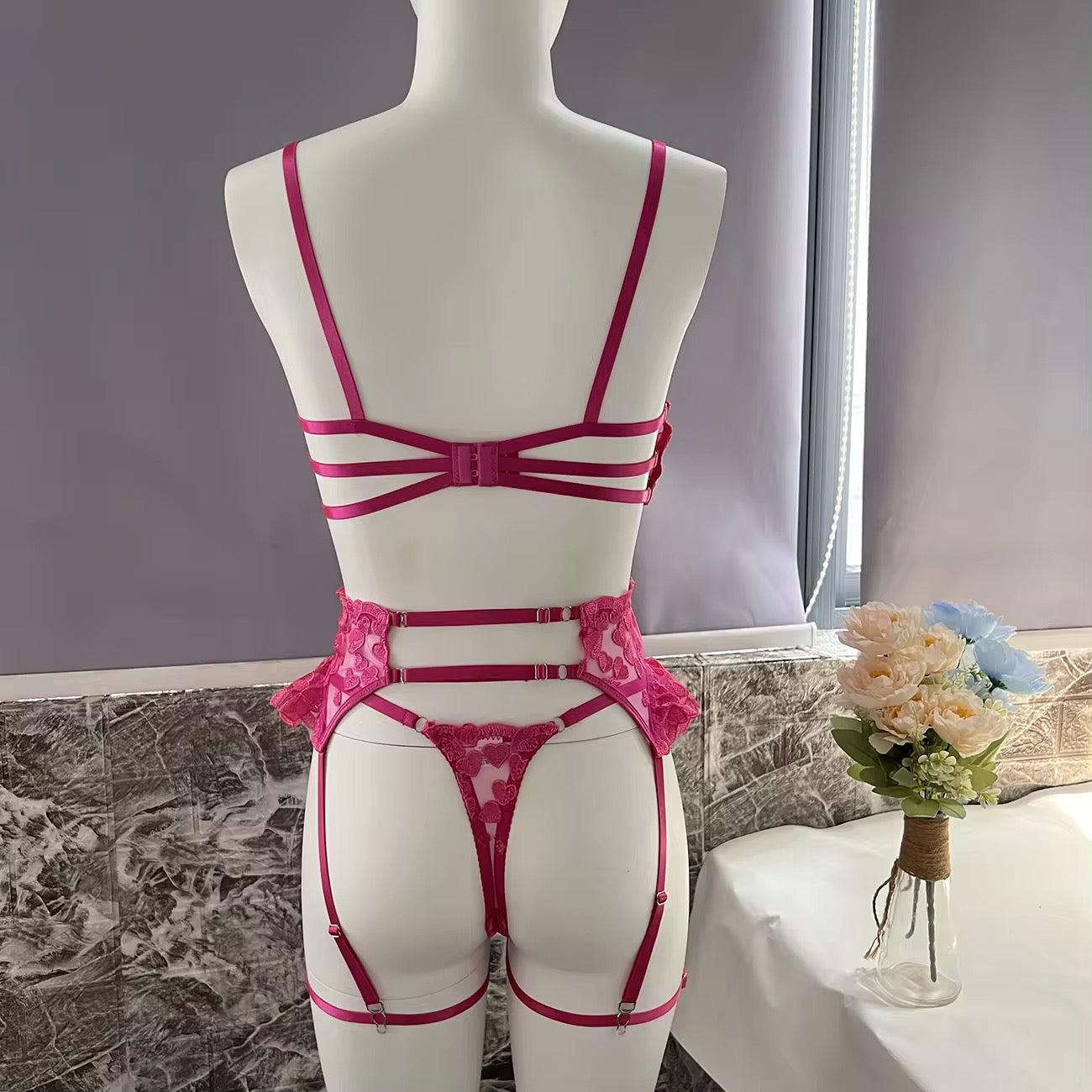 Rose Lingerie Set